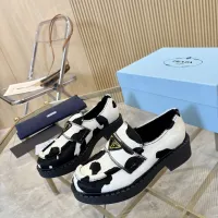 Cheap Prada Leather Shoes For Women #1408715 Replica Wholesale [$100.00 USD] [ITEM#1408715] on Replica Prada Leather Shoes