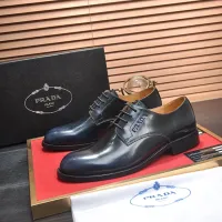 Cheap Prada Leather Shoes For Men #1408718 Replica Wholesale [$98.00 USD] [ITEM#1408718] on Replica Prada Leather Shoes