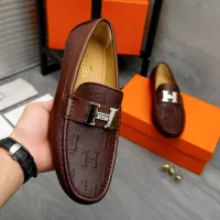 Cheap Hermes Leather Shoes For Men #1408722 Replica Wholesale [$82.00 USD] [ITEM#1408722] on Replica Hermes Leather Shoes