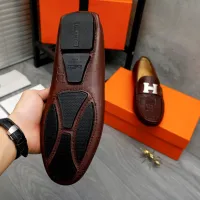 Cheap Hermes Leather Shoes For Men #1408722 Replica Wholesale [$82.00 USD] [ITEM#1408722] on Replica Hermes Leather Shoes