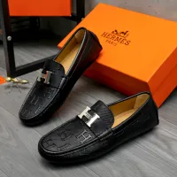 Cheap Hermes Leather Shoes For Men #1408723 Replica Wholesale [$82.00 USD] [ITEM#1408723] on Replica Hermes Leather Shoes