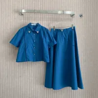 Cheap Valentino Tracksuits Short Sleeved For Women #1408743 Replica Wholesale [$88.00 USD] [ITEM#1408743] on Replica Valentino Tracksuits