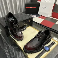 Cheap Prada Leather Shoes For Men #1408760 Replica Wholesale [$115.00 USD] [ITEM#1408760] on Replica Prada Leather Shoes