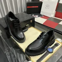 Cheap Prada Leather Shoes For Men #1408761 Replica Wholesale [$115.00 USD] [ITEM#1408761] on Replica Prada Leather Shoes