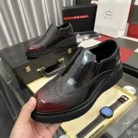 Cheap Prada Leather Shoes For Men #1408766 Replica Wholesale [$115.00 USD] [ITEM#1408766] on Replica Prada Leather Shoes