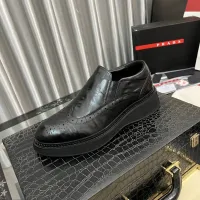 Cheap Prada Leather Shoes For Men #1408768 Replica Wholesale [$115.00 USD] [ITEM#1408768] on Replica Prada Leather Shoes