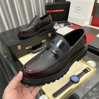 Cheap Prada Leather Shoes For Men #1408769 Replica Wholesale [$115.00 USD] [ITEM#1408769] on Replica Prada Leather Shoes