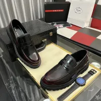 Cheap Prada Leather Shoes For Men #1408769 Replica Wholesale [$115.00 USD] [ITEM#1408769] on Replica Prada Leather Shoes