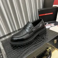 Cheap Prada Leather Shoes For Men #1408771 Replica Wholesale [$115.00 USD] [ITEM#1408771] on Replica Prada Leather Shoes