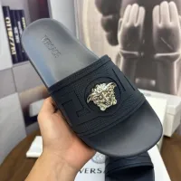 Cheap Versace Slippers For Men #1408793 Replica Wholesale [$48.00 USD] [ITEM#1408793] on Replica Versace Slippers