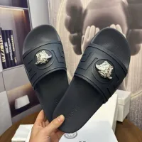 Cheap Versace Slippers For Men #1408793 Replica Wholesale [$48.00 USD] [ITEM#1408793] on Replica Versace Slippers