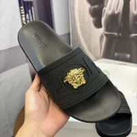 Cheap Versace Slippers For Men #1408794 Replica Wholesale [$48.00 USD] [ITEM#1408794] on Replica Versace Slippers