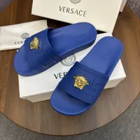 Cheap Versace Slippers For Men #1408801 Replica Wholesale [$48.00 USD] [ITEM#1408801] on Replica Versace Slippers