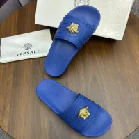 Cheap Versace Slippers For Men #1408801 Replica Wholesale [$48.00 USD] [ITEM#1408801] on Replica Versace Slippers