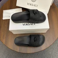 Cheap Versace Slippers For Men #1408810 Replica Wholesale [$48.00 USD] [ITEM#1408810] on Replica Versace Slippers