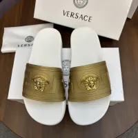 Cheap Versace Slippers For Men #1408814 Replica Wholesale [$48.00 USD] [ITEM#1408814] on Replica Versace Slippers