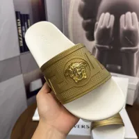 Cheap Versace Slippers For Men #1408814 Replica Wholesale [$48.00 USD] [ITEM#1408814] on Replica Versace Slippers