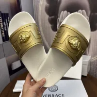 Cheap Versace Slippers For Men #1408814 Replica Wholesale [$48.00 USD] [ITEM#1408814] on Replica Versace Slippers