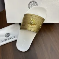 Cheap Versace Slippers For Men #1408814 Replica Wholesale [$48.00 USD] [ITEM#1408814] on Replica Versace Slippers