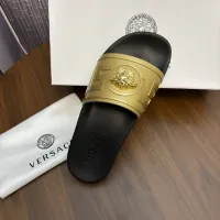 Cheap Versace Slippers For Men #1408817 Replica Wholesale [$48.00 USD] [ITEM#1408817] on Replica Versace Slippers
