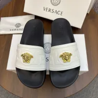 Cheap Versace Slippers For Men #1408820 Replica Wholesale [$48.00 USD] [ITEM#1408820] on Replica Versace Slippers