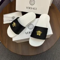 Cheap Versace Slippers For Men #1408822 Replica Wholesale [$48.00 USD] [ITEM#1408822] on Replica Versace Slippers
