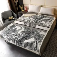 Cheap Christian Dior Blanket #1408824 Replica Wholesale [$88.00 USD] [ITEM#1408824] on Replica Christian Dior Blanket