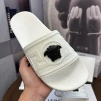 Cheap Versace Slippers For Men #1408827 Replica Wholesale [$48.00 USD] [ITEM#1408827] on Replica Versace Slippers