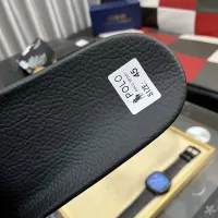 Cheap Ralph Lauren Polo Slippers For Men #1408857 Replica Wholesale [$42.00 USD] [ITEM#1408857] on Replica Ralph Lauren Polo Slippers