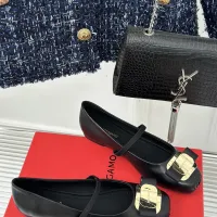 Cheap Salvatore Ferragamo Flat Shoes For Women #1408908 Replica Wholesale [$102.00 USD] [ITEM#1408908] on Replica Salvatore Ferragamo Flat Shoes