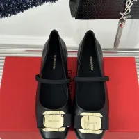 Cheap Salvatore Ferragamo Flat Shoes For Women #1408908 Replica Wholesale [$102.00 USD] [ITEM#1408908] on Replica Salvatore Ferragamo Flat Shoes