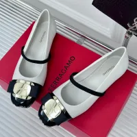 Cheap Salvatore Ferragamo Flat Shoes For Women #1408909 Replica Wholesale [$102.00 USD] [ITEM#1408909] on Replica Salvatore Ferragamo Flat Shoes