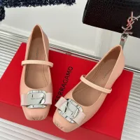 Cheap Salvatore Ferragamo Flat Shoes For Women #1408910 Replica Wholesale [$102.00 USD] [ITEM#1408910] on Replica Salvatore Ferragamo Flat Shoes