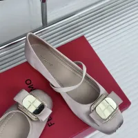 Cheap Salvatore Ferragamo Flat Shoes For Women #1408911 Replica Wholesale [$102.00 USD] [ITEM#1408911] on Replica Salvatore Ferragamo Flat Shoes