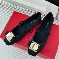 Cheap Salvatore Ferragamo Flat Shoes For Women #1408912 Replica Wholesale [$102.00 USD] [ITEM#1408912] on Replica Salvatore Ferragamo Flat Shoes
