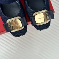 Cheap Salvatore Ferragamo Flat Shoes For Women #1408913 Replica Wholesale [$102.00 USD] [ITEM#1408913] on Replica Salvatore Ferragamo Flat Shoes