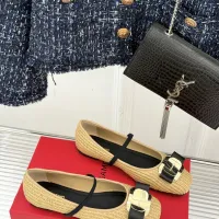 Cheap Salvatore Ferragamo Flat Shoes For Women #1408915 Replica Wholesale [$102.00 USD] [ITEM#1408915] on Replica Salvatore Ferragamo Flat Shoes