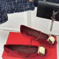 Cheap Salvatore Ferragamo Flat Shoes For Women #1408917 Replica Wholesale [$105.00 USD] [ITEM#1408917] on Replica Salvatore Ferragamo Flat Shoes
