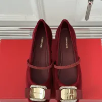 Cheap Salvatore Ferragamo Flat Shoes For Women #1408917 Replica Wholesale [$105.00 USD] [ITEM#1408917] on Replica Salvatore Ferragamo Flat Shoes