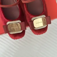 Cheap Salvatore Ferragamo Flat Shoes For Women #1408917 Replica Wholesale [$105.00 USD] [ITEM#1408917] on Replica Salvatore Ferragamo Flat Shoes