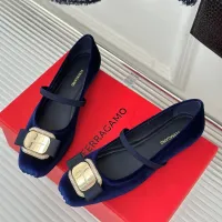 Cheap Salvatore Ferragamo Flat Shoes For Women #1408918 Replica Wholesale [$105.00 USD] [ITEM#1408918] on Replica Salvatore Ferragamo Flat Shoes