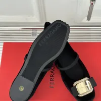 Cheap Salvatore Ferragamo Flat Shoes For Women #1408920 Replica Wholesale [$105.00 USD] [ITEM#1408920] on Replica Salvatore Ferragamo Flat Shoes