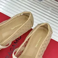 Cheap Salvatore Ferragamo Flat Shoes For Women #1408921 Replica Wholesale [$108.00 USD] [ITEM#1408921] on Replica Salvatore Ferragamo Flat Shoes