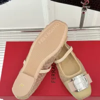 Cheap Salvatore Ferragamo Flat Shoes For Women #1408921 Replica Wholesale [$108.00 USD] [ITEM#1408921] on Replica Salvatore Ferragamo Flat Shoes