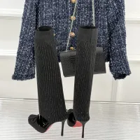 Cheap Christian Louboutin Boots For Women #1408943 Replica Wholesale [$150.00 USD] [ITEM#1408943] on Replica Christian Louboutin Boots