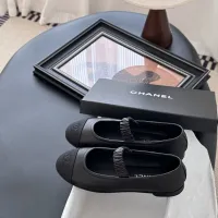 Cheap Chanel Flat Shoes For Women #1408990 Replica Wholesale [$102.00 USD] [ITEM#1408990] on Replica Chanel Flat Shoes