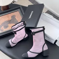 Cheap Chanel Boots For Women #1409003 Replica Wholesale [$108.00 USD] [ITEM#1409003] on Replica Chanel Boots