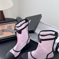 Cheap Chanel Boots For Women #1409003 Replica Wholesale [$108.00 USD] [ITEM#1409003] on Replica Chanel Boots