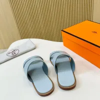 Cheap Hermes Slippers For Women #1409044 Replica Wholesale [$82.00 USD] [ITEM#1409044] on Replica Hermes Slippers