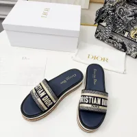 Cheap Christian Dior Slippers For Women #1409177 Replica Wholesale [$85.00 USD] [ITEM#1409177] on Replica Christian Dior Slippers